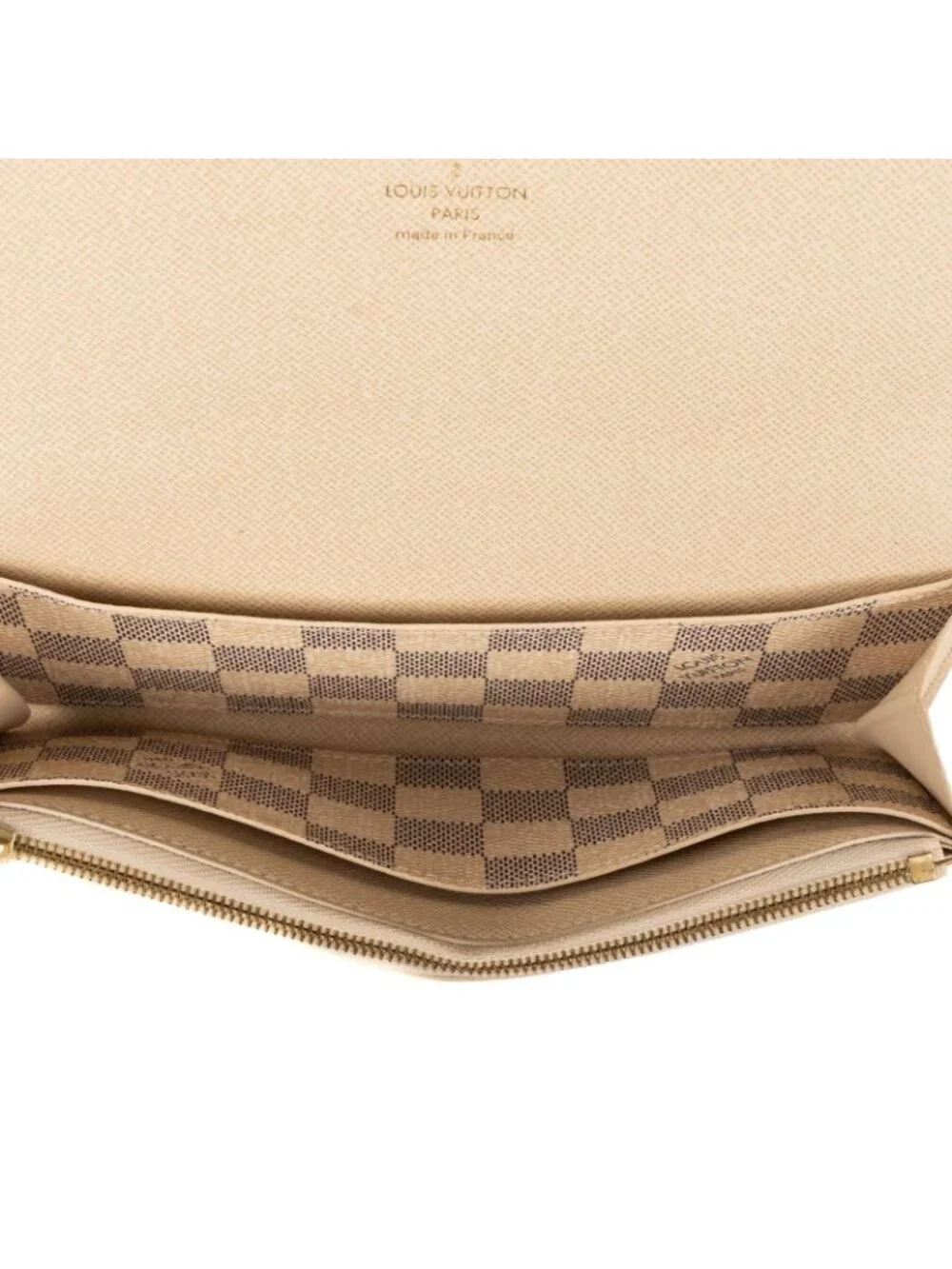 Louis Vuitton Emily Ivory Damier Azur Wallet